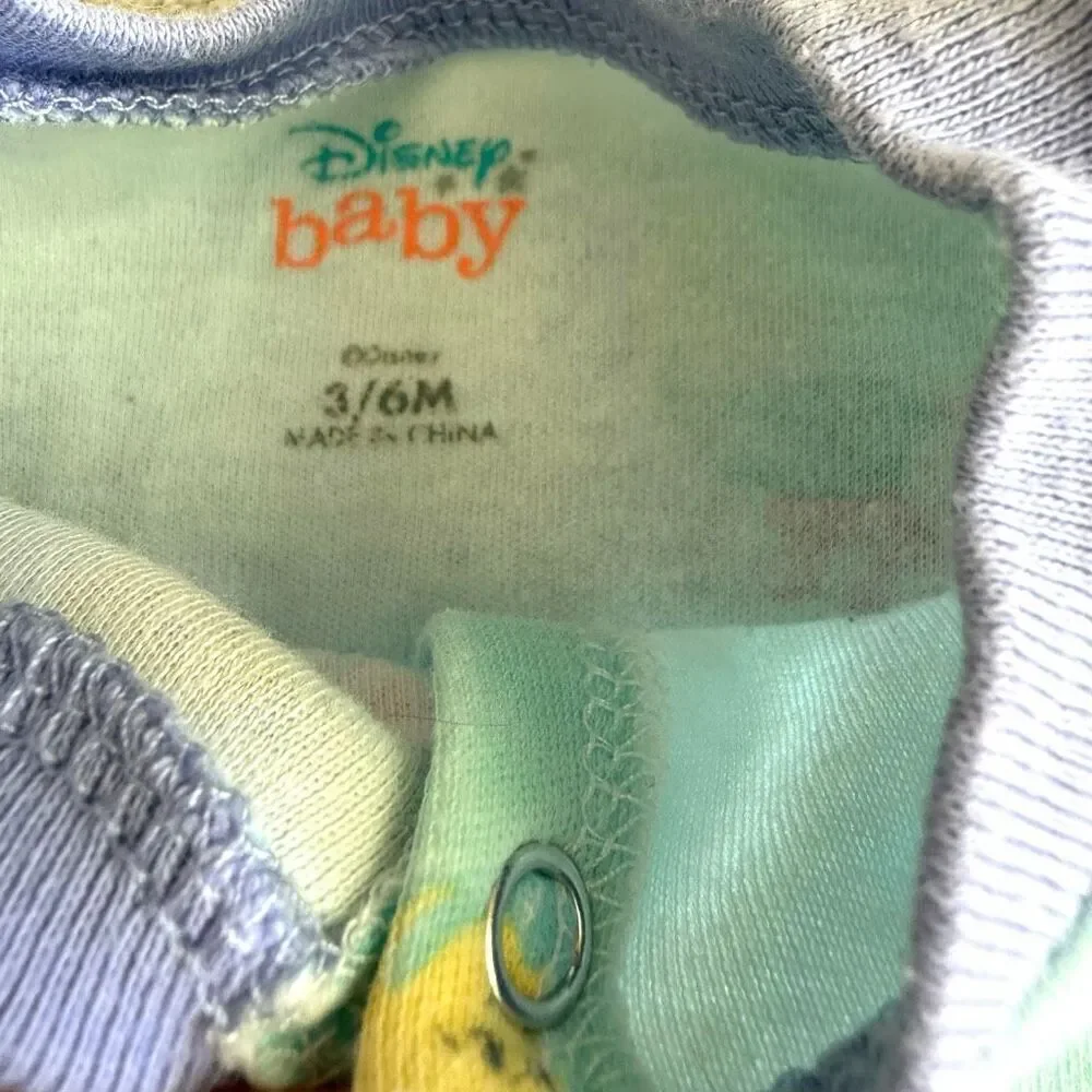 Disney Baby Girl Little Mermaid Ariel Long sleeved One Piece Pajamas